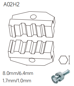 Regular Crimping Die Sets Selection Used both in Pneumatic Crimping Tool AM-10 and Electrical Crimping Tool EM-6B2