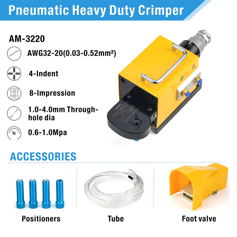 AM-3220 Pneumatic Crimping Machine