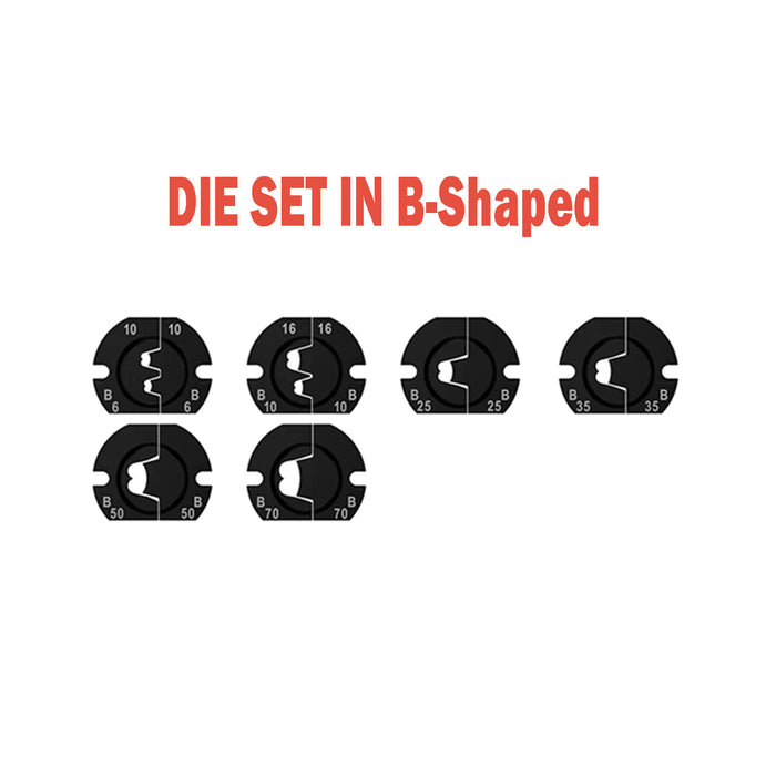 DIE set in B-Shaped