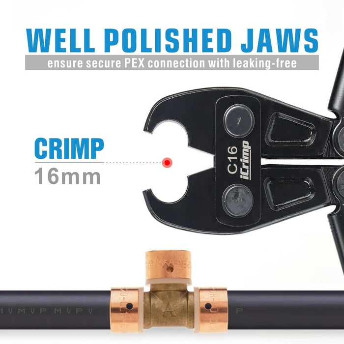 Australian Pex Crimping Tool for 16mm Copper Pex Crimp Rings — iCrimp Tools