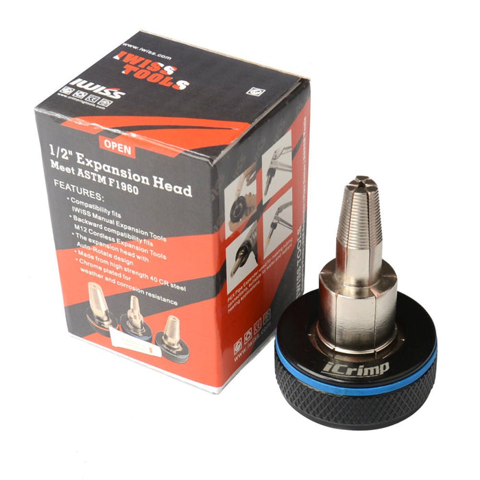 Auto Rotation Expansion Head for ProPEX, PowerPEX Fittings — iCrimp Tools