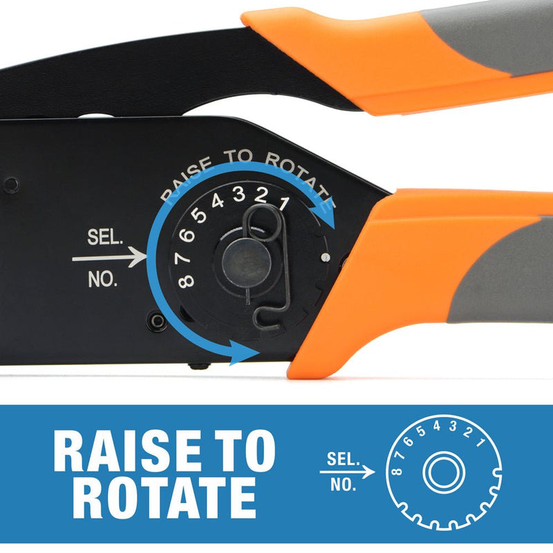 HD-0812D 12-8 AWG Upper Range Crimping Tool