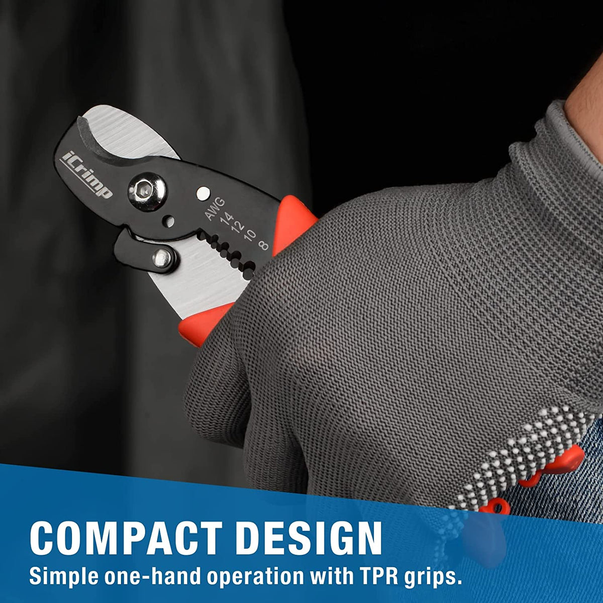 Simple one-hand operation with TPR grips