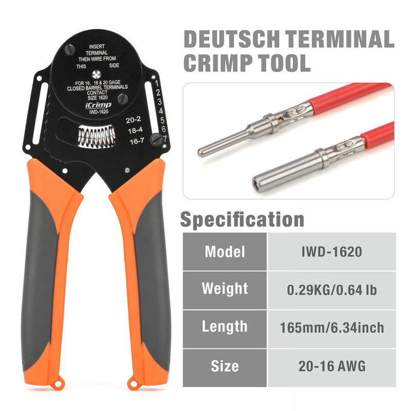 IWD-1620 Closed Barrel Crimping Tool