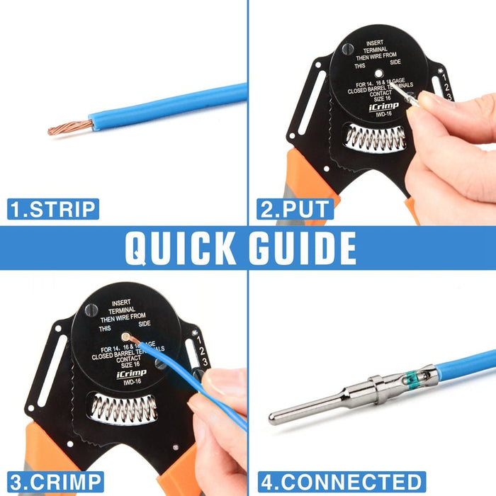 thumbnail image 2 of Deutsch 2-Pin Connector Kit (3 Complete Sets) – 14-16 AWG Pins & Seals – IP68 Waterproof 2 of 4