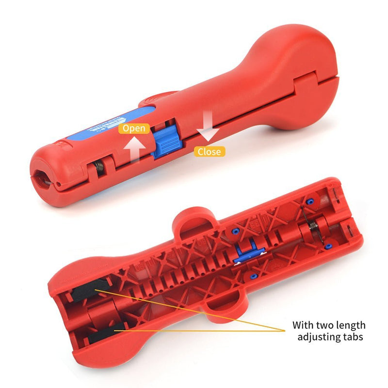 IWISS IWE-13 round cable stripper for 6–13 mm cables