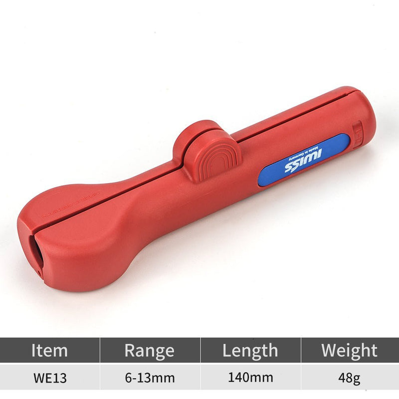 IWISS IWE-13 round cable stripper for 6–13 mm cables