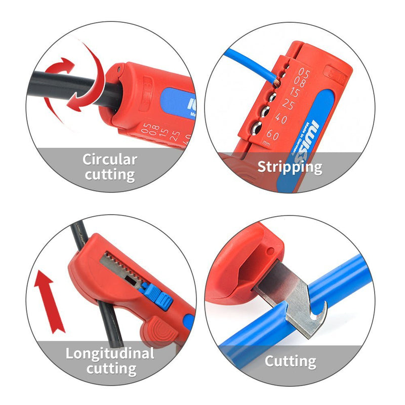 IWISS IWE-16 Quadro 4-in-1 wire and cable stripper