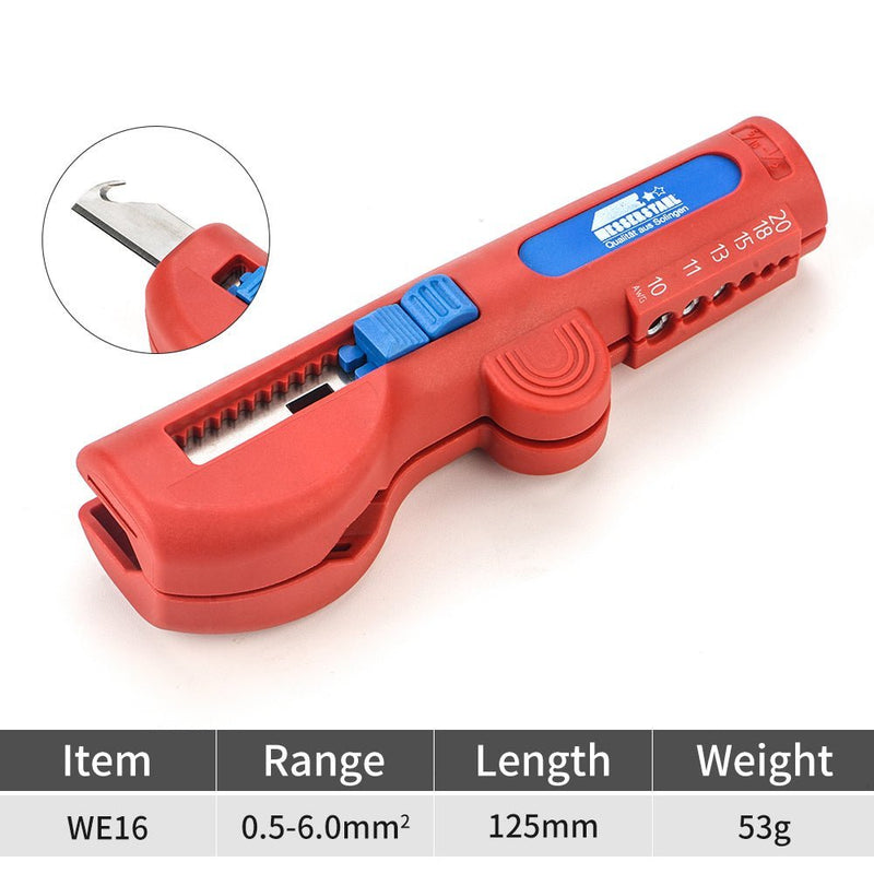 IWISS IWE-16 Quadro 4-in-1 wire and cable stripper