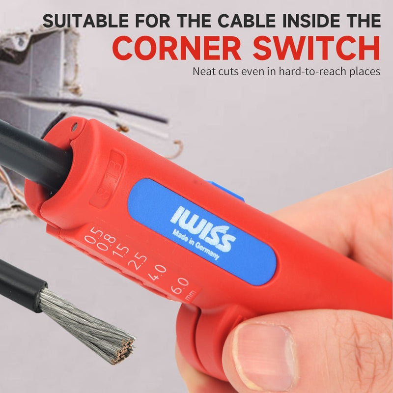 IWISS IWE-16 Quadro 4-in-1 wire and cable stripper