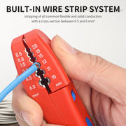 IWISS IWE-428 adjustable cable knife with integrated wire stripper