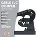 Cable lug crimper
