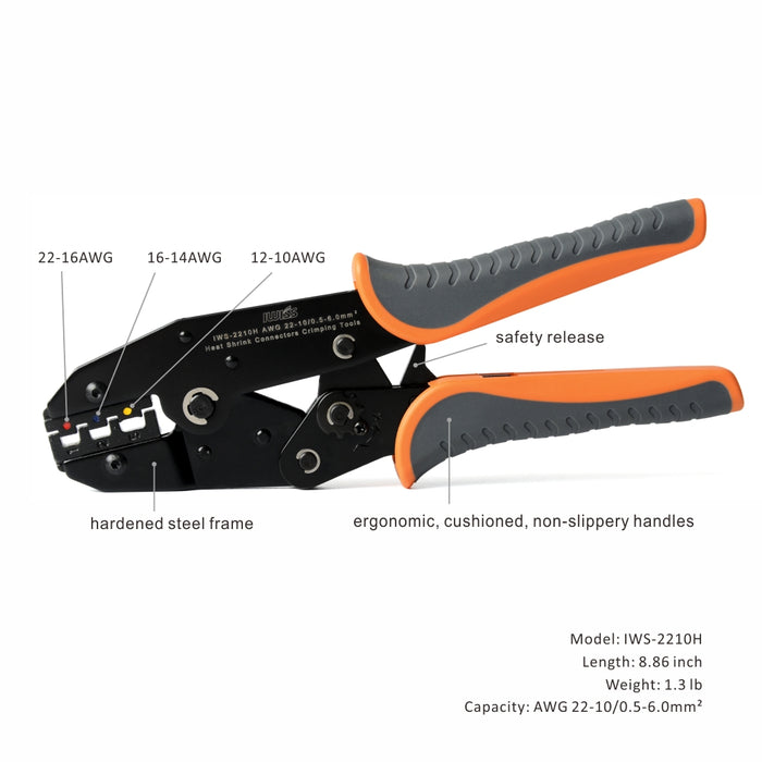 IWS-2210H Wire Crimpers 22-10 AWG