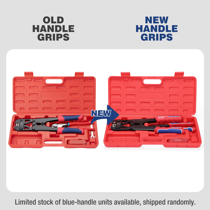 IWS-50BN Battery Cable Lug Crimper Kit for AWG 8-1/0 Electrical Lug with Cable Cutter & Stripper