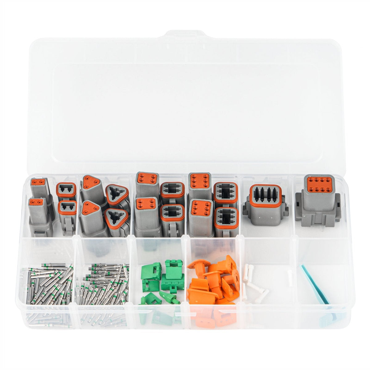 DT Connector Kit – 174 Pcs Wire Crimping Set With Ratchet Tool