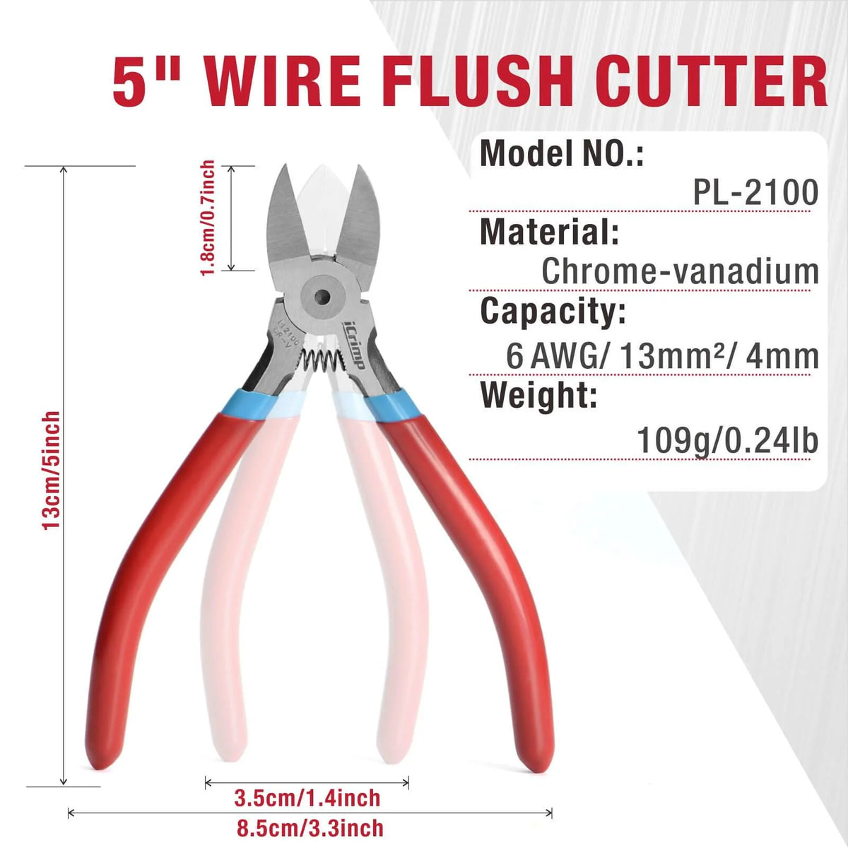 5 Inch Wire Flush Cutter