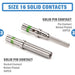 Size 16 solid Connector