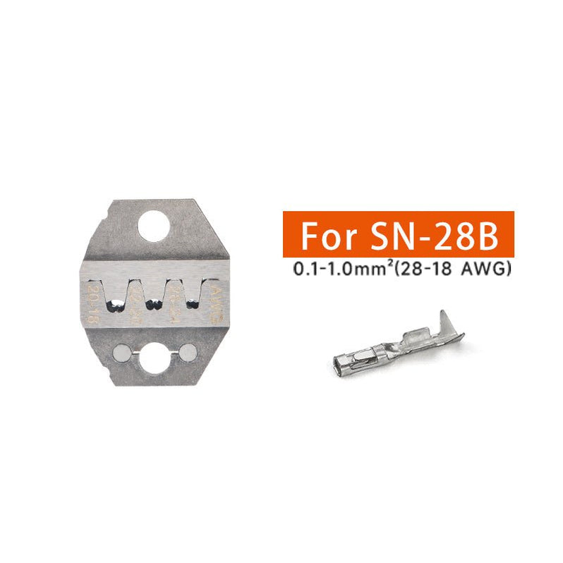 Terminal Crimping Tool With Replaceable SN Series Jaws For Different ...