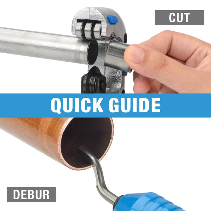 3/16-in to 1¹⁄4-in Tubing Cutter and Deburring Tool Set — iCrimp Tools