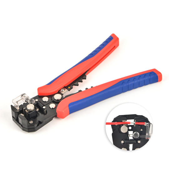 HS-D2 Automatic Electric Wire Cable Stripper For AWG22-10, Multi-function Stripping Tool, Wire Cutter, Crimper