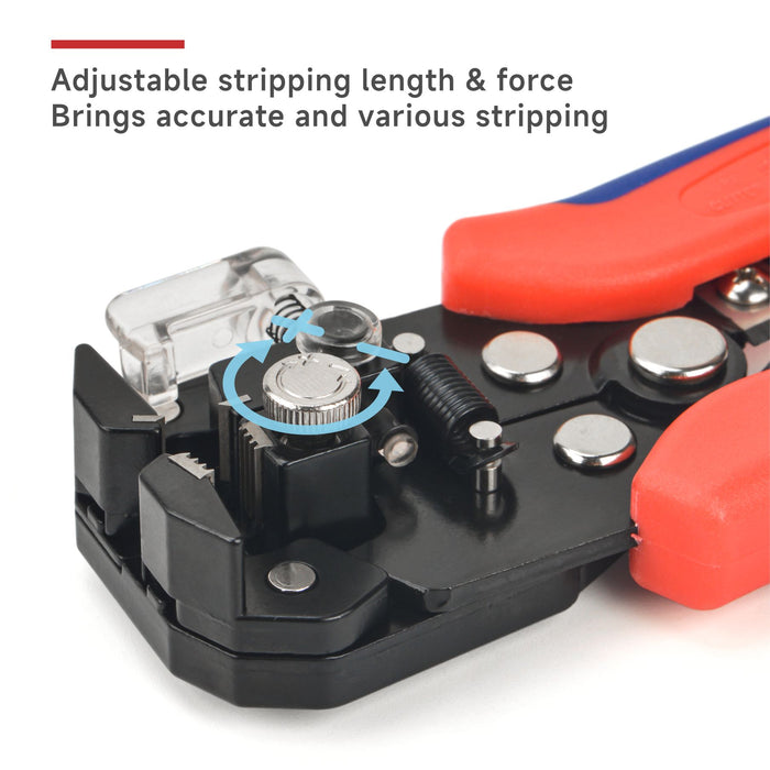 Adjustable stripping length and force