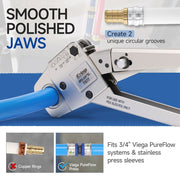 smooth polished jaws