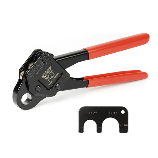 Angled PEX Copper-Ring Crimp Tools | 1/2, 3/4 & 1 inch