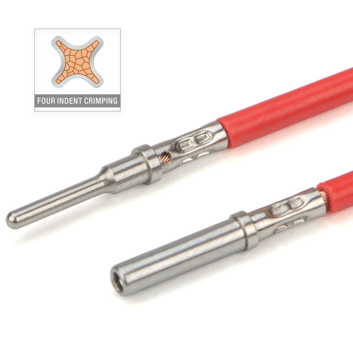 thumbnail image 2 of GIANNEER Closed Barrel Crimper Deutsch Crimping Tools 4 Way Indent 8 Impression Type Wire 2 of 10