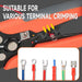 suitable for various terminal crimping
