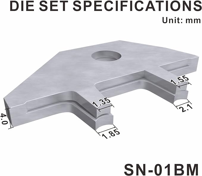Die set specifications