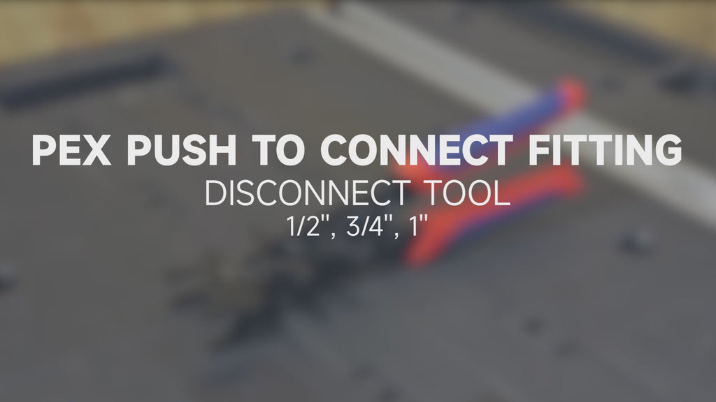 PEX Push to Connect Fitting Disconnect Tong, 1/2 inch, 3/4 inch, 1 inch Removal Tool for Push-Fit Connectors, PEX & Copper Tubings