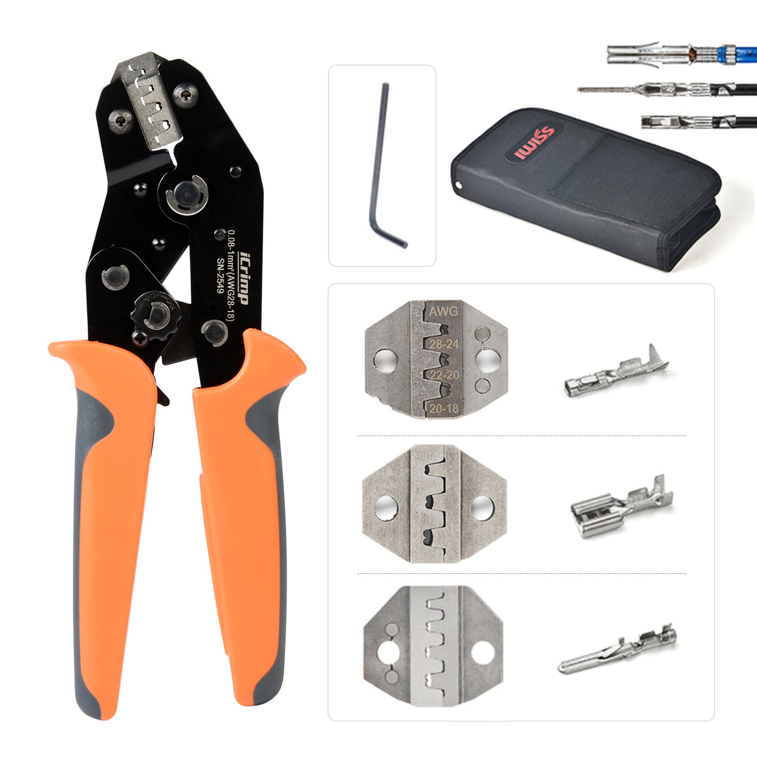 Core Pin Crimp Wire Terminal Crimping Tools — iCrimp Tools