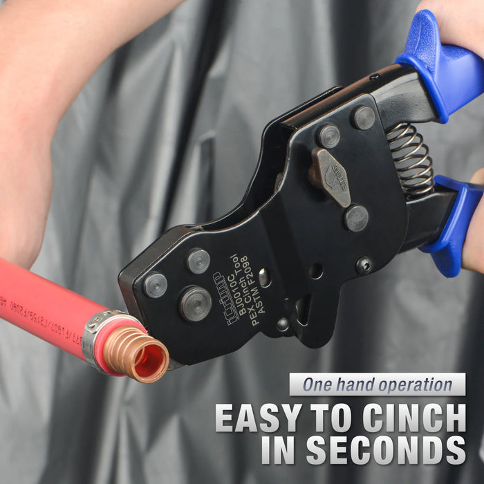easy to cinch in seconds