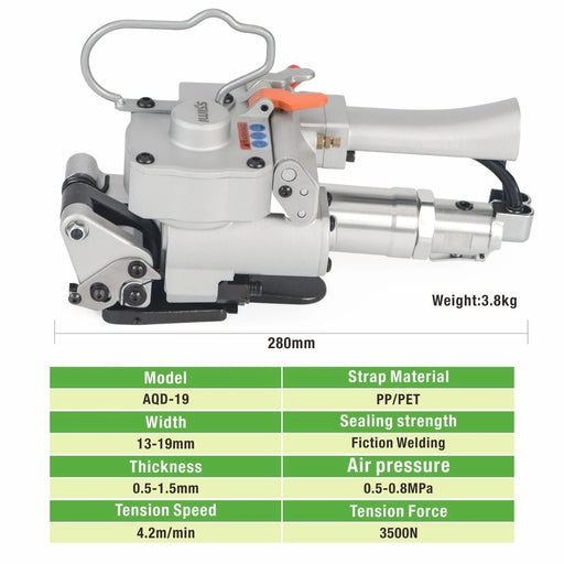 AQD-19 Pneumatic Strapper for 13-19mm PP&Pet