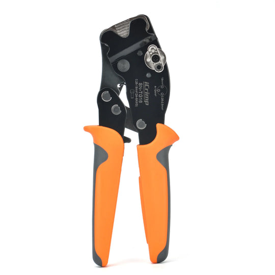 SN-TG16 Front Loading End Sleeve Crimper, Self-adjusting Ferrule Crimping Tool for AWG24-6 Wire Ends