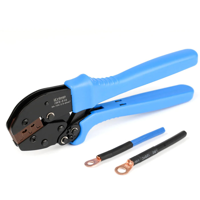 iCrimp IWS-510 Battery Lugs and Open Barrel Connectors Crimping Tools works with Wire AWG 14-11