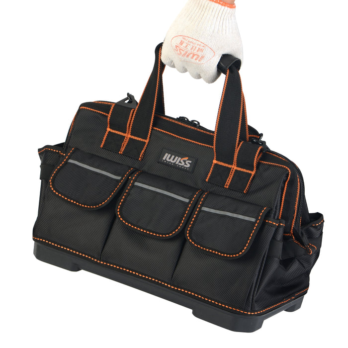 iCrimp 17-inch tool bag with waterproof rubber Base