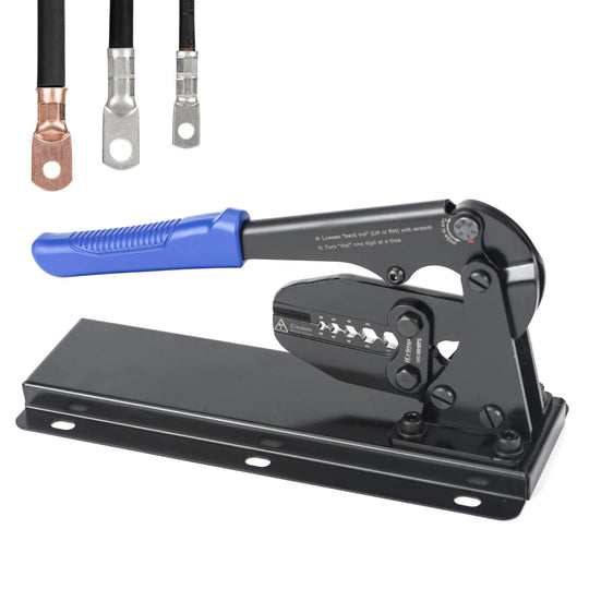 IWS-0801DTS Bench Lug Crimper, 8–1 AWG
