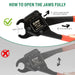 HOW TO OPEN THE JAWS FULLY