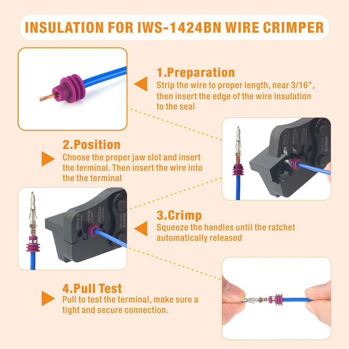 Insultation for IWS-1424BN Wire crimper