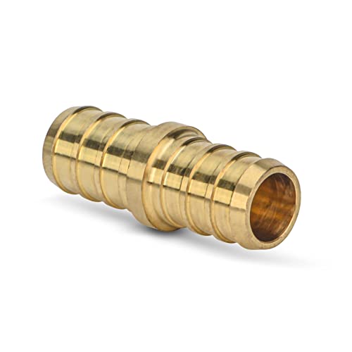 1/2" Brass Splicer Pipe Fittings - 10 Pack