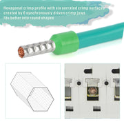 Hexagonal crimp profile