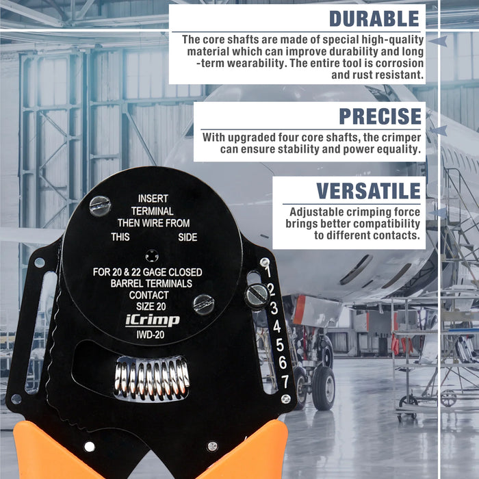 Characteristics of IWD-20 Closed Barrel Crimper