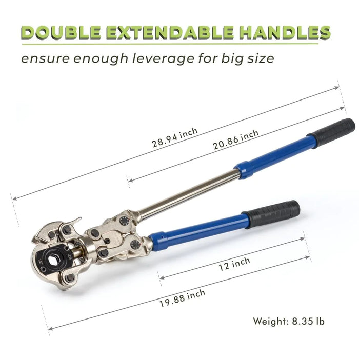 Double extendable handles