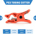 Pex tubing cutter