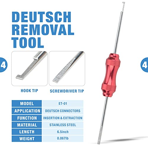 IWISS Deutsch DT Connector Kit with Size 16 Solid Contacts, Gray A-keyway Connector in 2, 3, 4, 6, 8, 12 Pin Configurations, 191Pcs