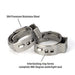 Interlocking ring forms of Hose clamp
