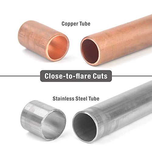 iCrimp Close Quarters Mental Tubing Cutter, 3/16" to 1¹⁄8" CSST Gas Piping, Copper, Brass, Stainless Steel Pipes c/w 1 Replacement Blade