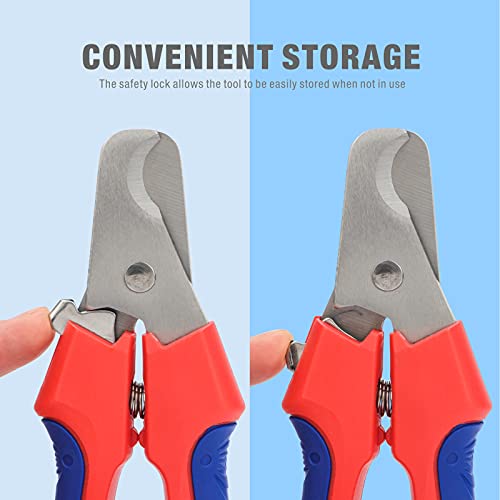 Useful 6 Inch Electrical Wire Cutter Plastic Handle Cable Scissor Cutting  Pliers Tool