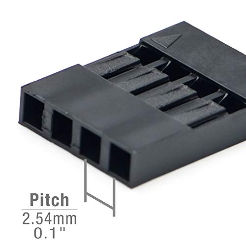 IWISS 1550PCS 2.54mm Pitch Wire-to-Wire Dupont Connector Kit, includes Pin Headers, Jumper Wire, Crimp Pins for RC Servo, Arduino, SMT, SATA, EPS